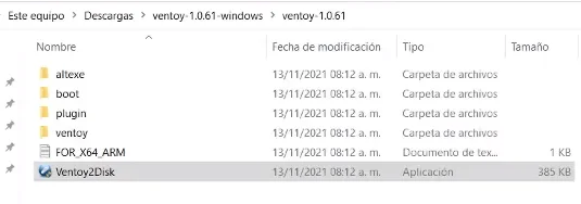 Descomprimir ventoy desde en Windows | faustomendoza.com